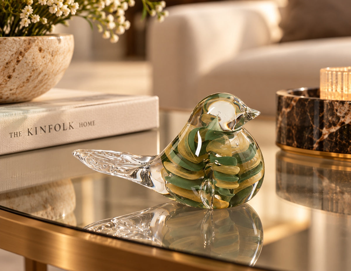 Cascading Bird Glass Ornament, photo 7