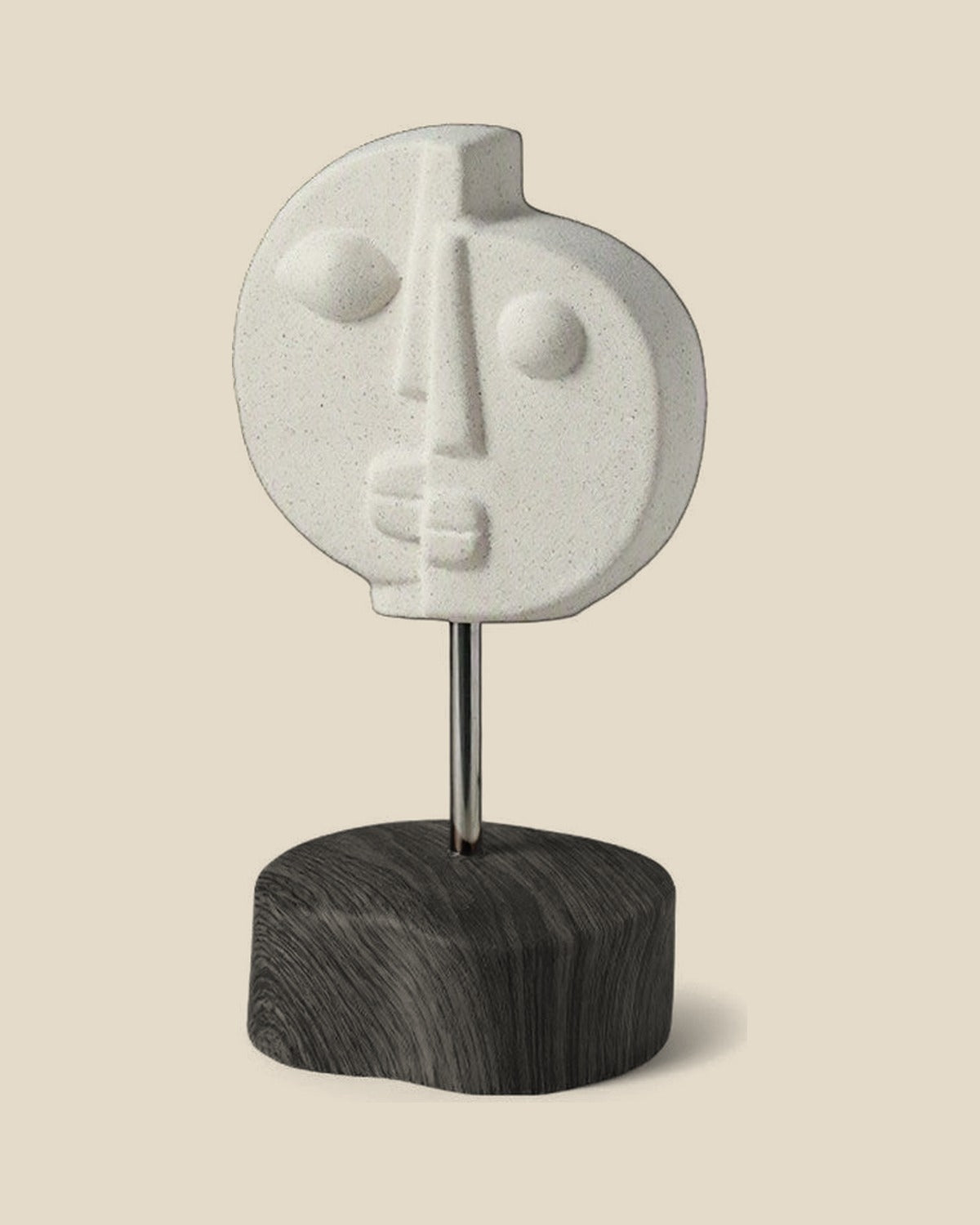Two-Faced Ceramic Ornament
