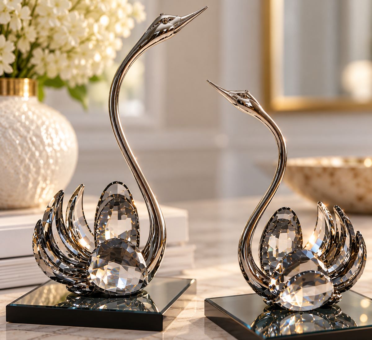 Crystal Swan Elegance