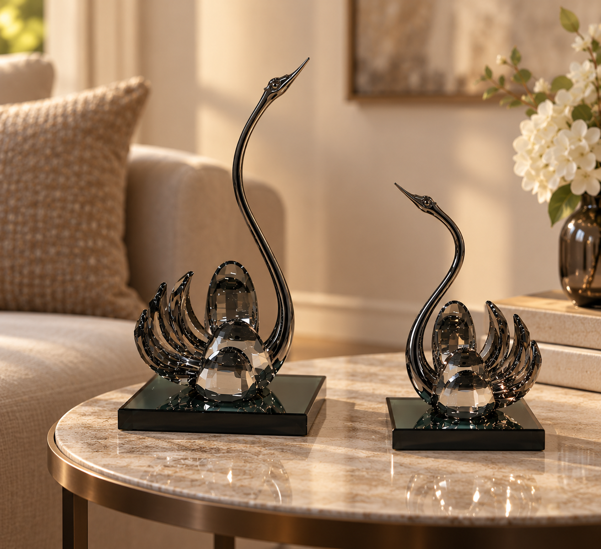 Crystal Swan Elegance