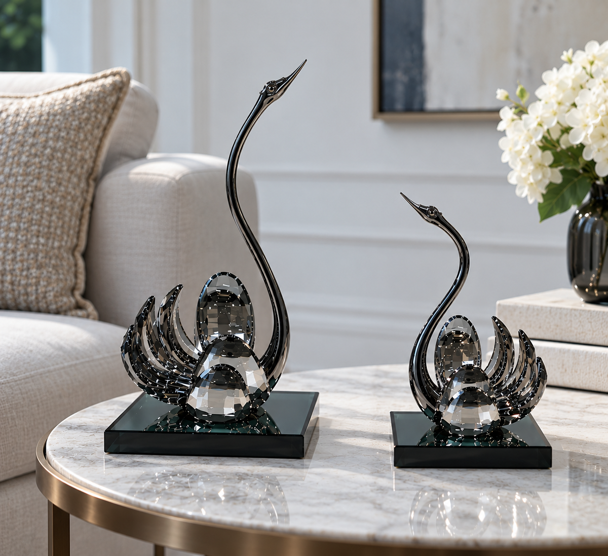 Crystal Swan Elegance