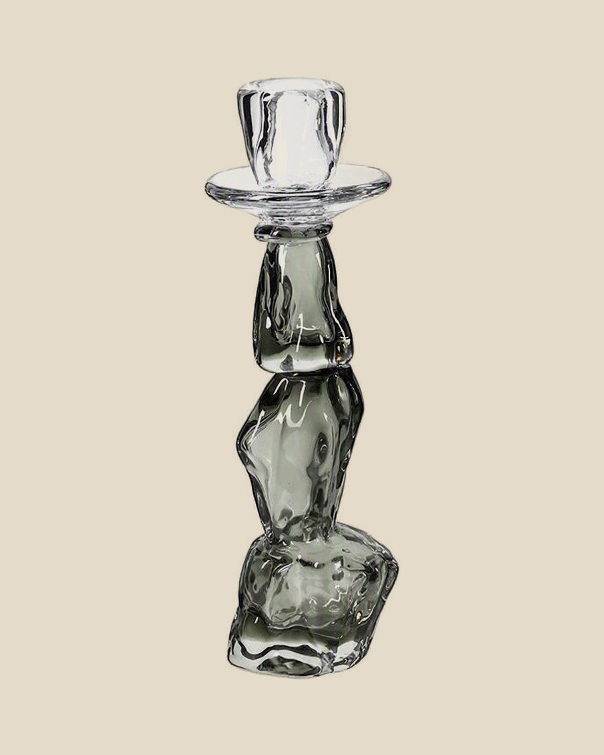 Shadow Handmade Glass Candle Holder