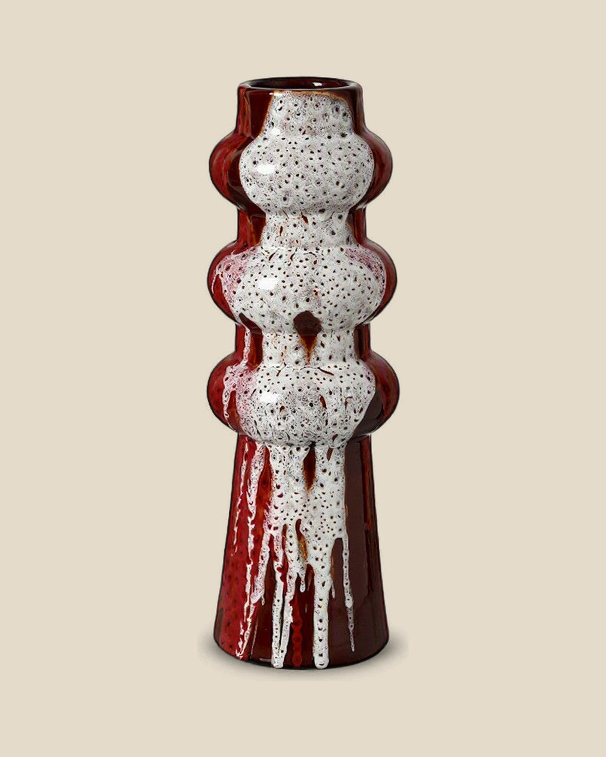 Colorful Splashed Glaze Ceramic Vase