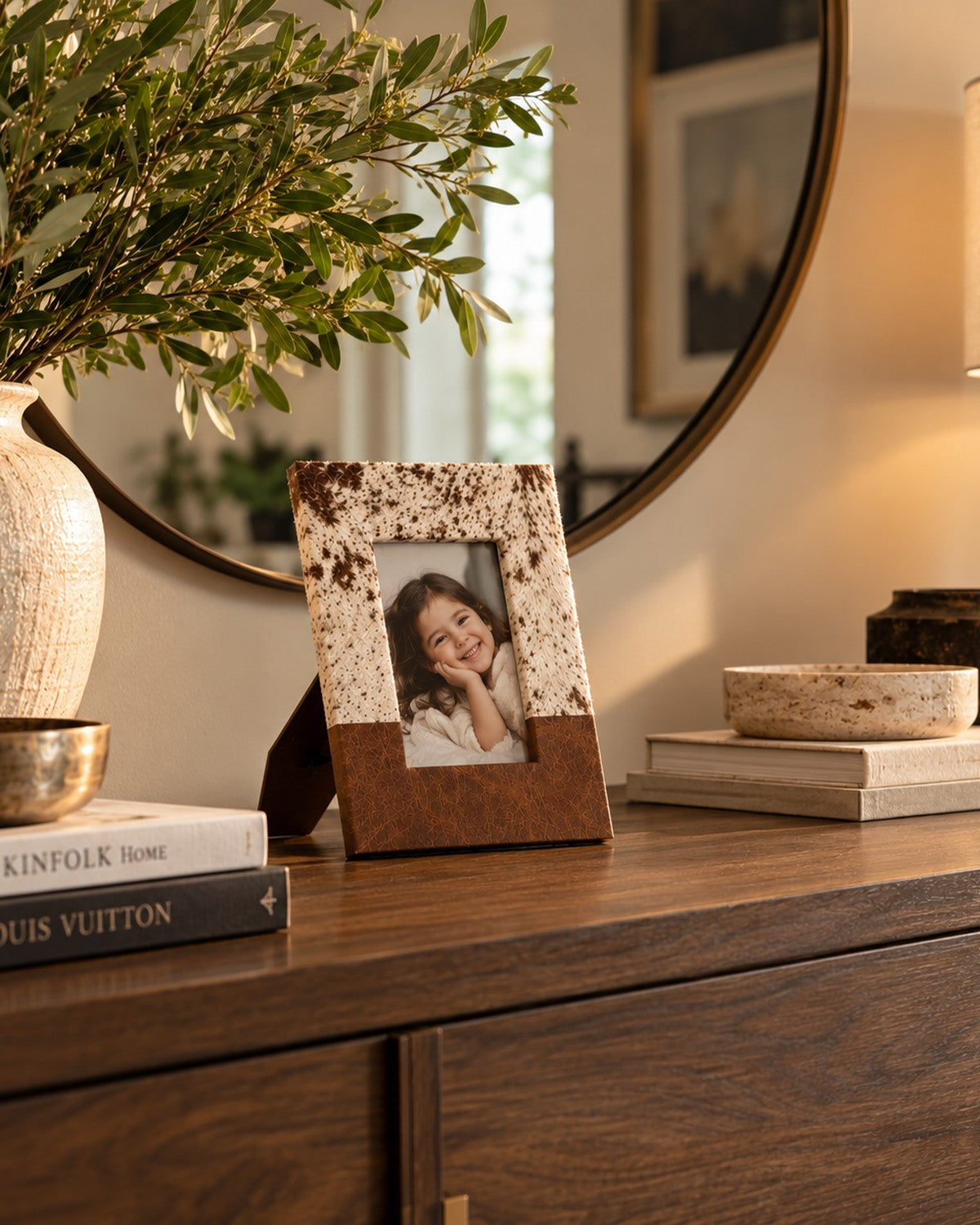 Fur-Textured Leather Photo Frame, photo 4