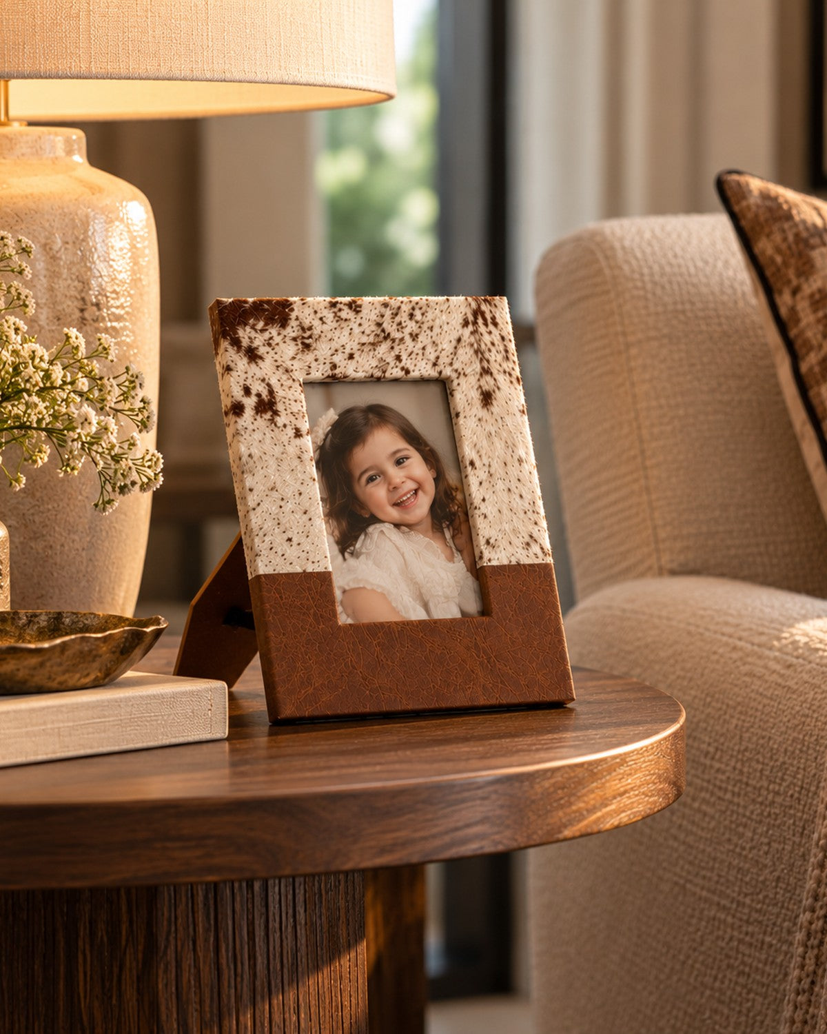 Fur-Textured Leather Photo Frame, photo 5