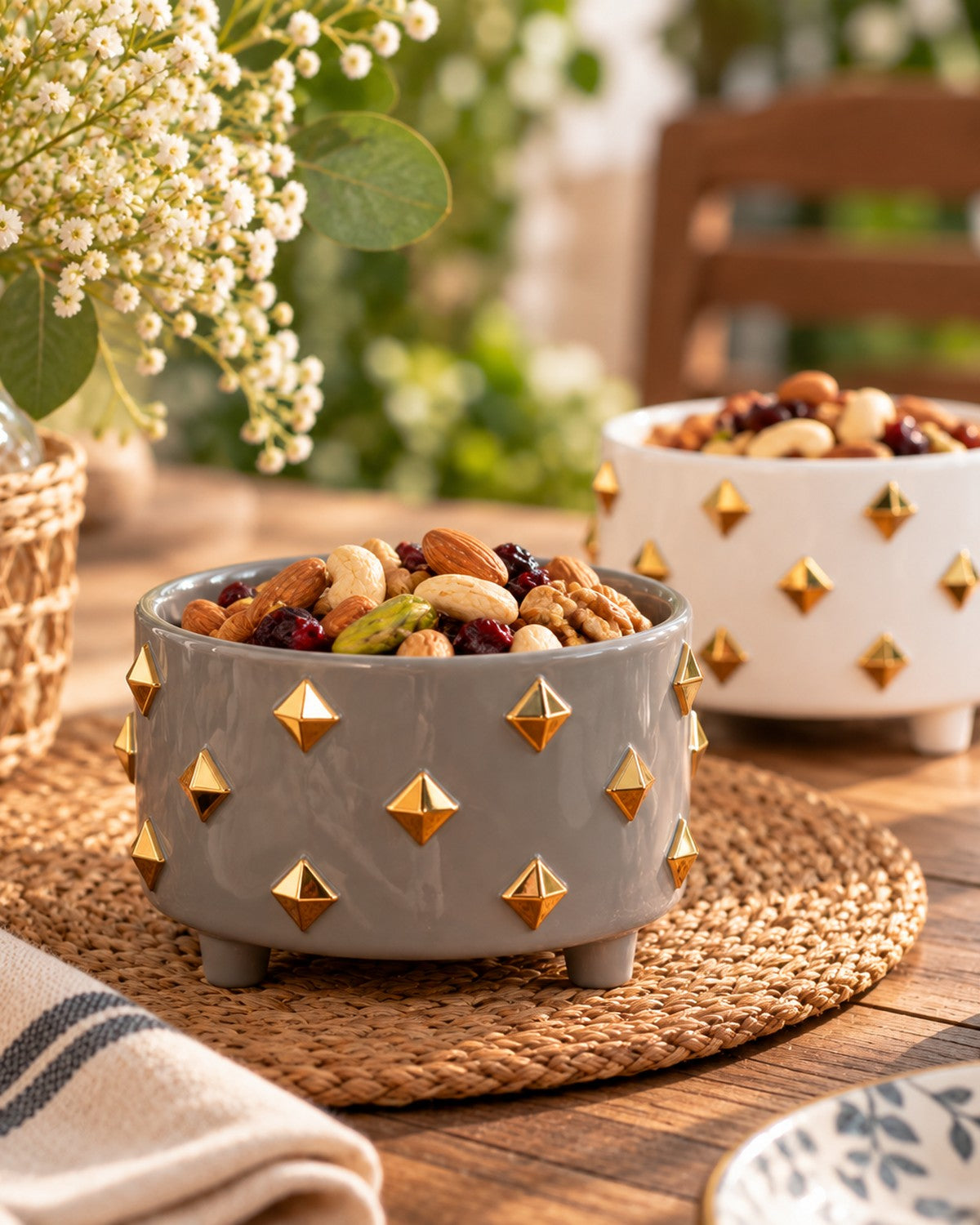 Square Gold Ceramic Bowl, photo 7